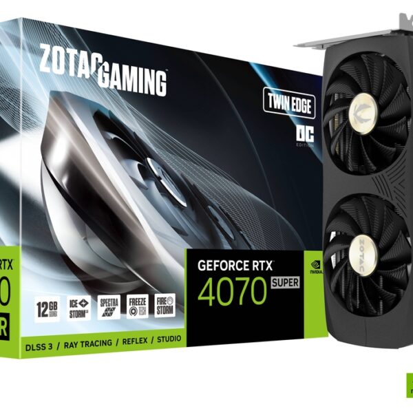 ZOTAC GAMING GeForce RTX 4070 SUPER Twin Edge 12GB GDDR6X
