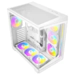 Antec C5 ARGB White Mid-Tower Gaming Cabinet - Image 4