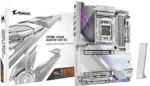 GIGABYTE X870E AORUS MASTER X3D ICE AMD X870E DDR5 AM5 WiFi 7 ATX Gaming Motherboard