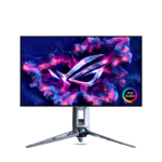 ASUS ROG Swift OLED PG27AQWP-W 27-inch QHD Tandem OLED gaming monitor front view