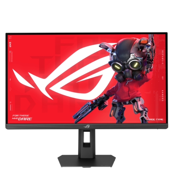 ASUS ROG Strix XG27ACMES 27-inch QHD Fast IPS gaming monitor front view