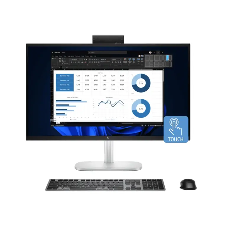 hp-elitestudio-8-g1i-27-inch-all-in-one-desktop-768x768 HP EliteStudio 8 G1i 27-Inch All-in-One Desktop, Intel Core Ultra 7 265, Intel Q870 vPro Chipset, 32GB DDR5 RAM, 1TB PCIe SSD, NVIDIA GeForce RTX 5050 8GB, 27-Inch QHD Display, Wireless Keyboard & Mouse, DOS | E0NN9ET - Image 1