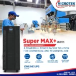 Microtek SuperMAX+ 20KVA Dual Input Online UPS – 5-Inch Touch Panel - Image 3