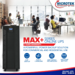 Microtek 6KVA/192V MAX+ Online UPS - Image 3